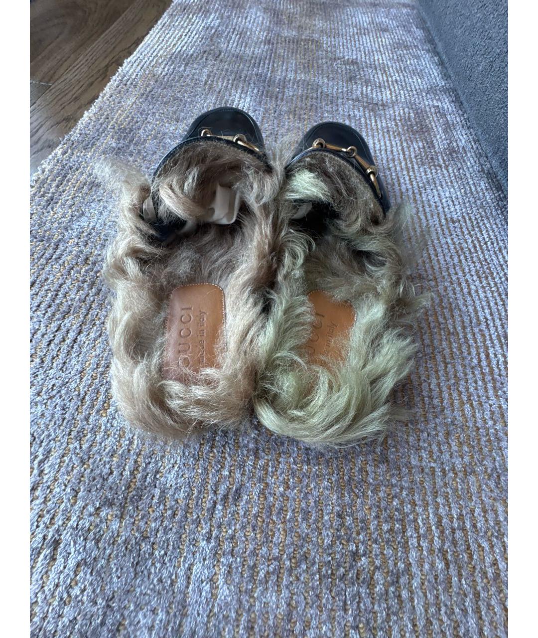 GUCCI Черные кожаные лоферы, фото 4