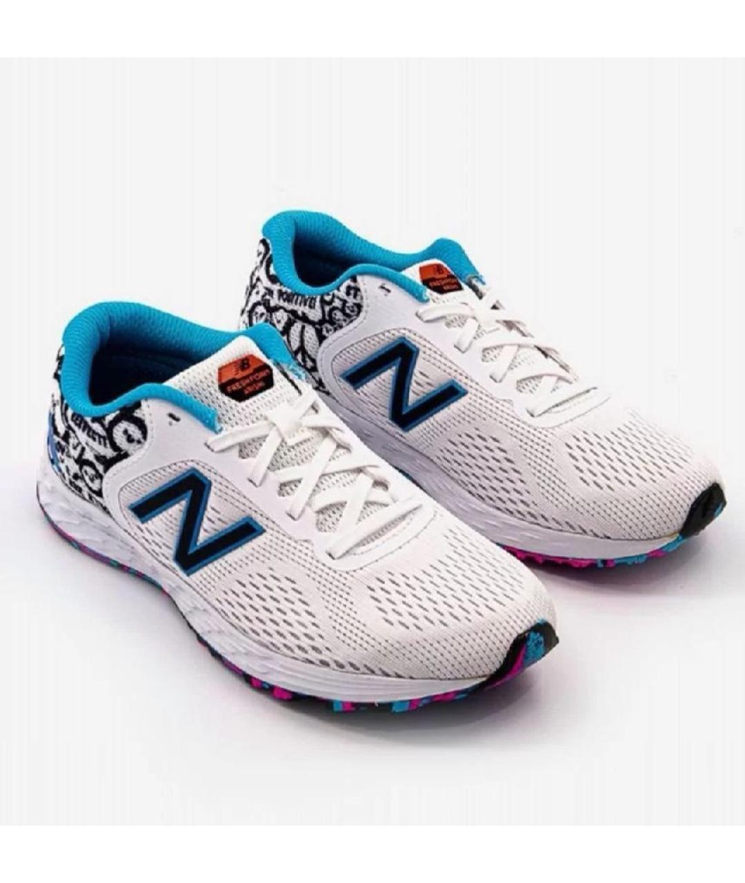 NEW BALANCE Белые текстильные кроссовки, фото 7