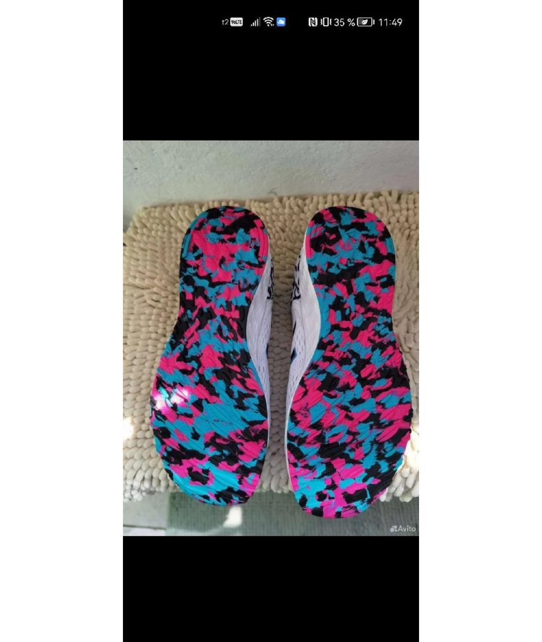 NEW BALANCE Белые текстильные кроссовки, фото 8