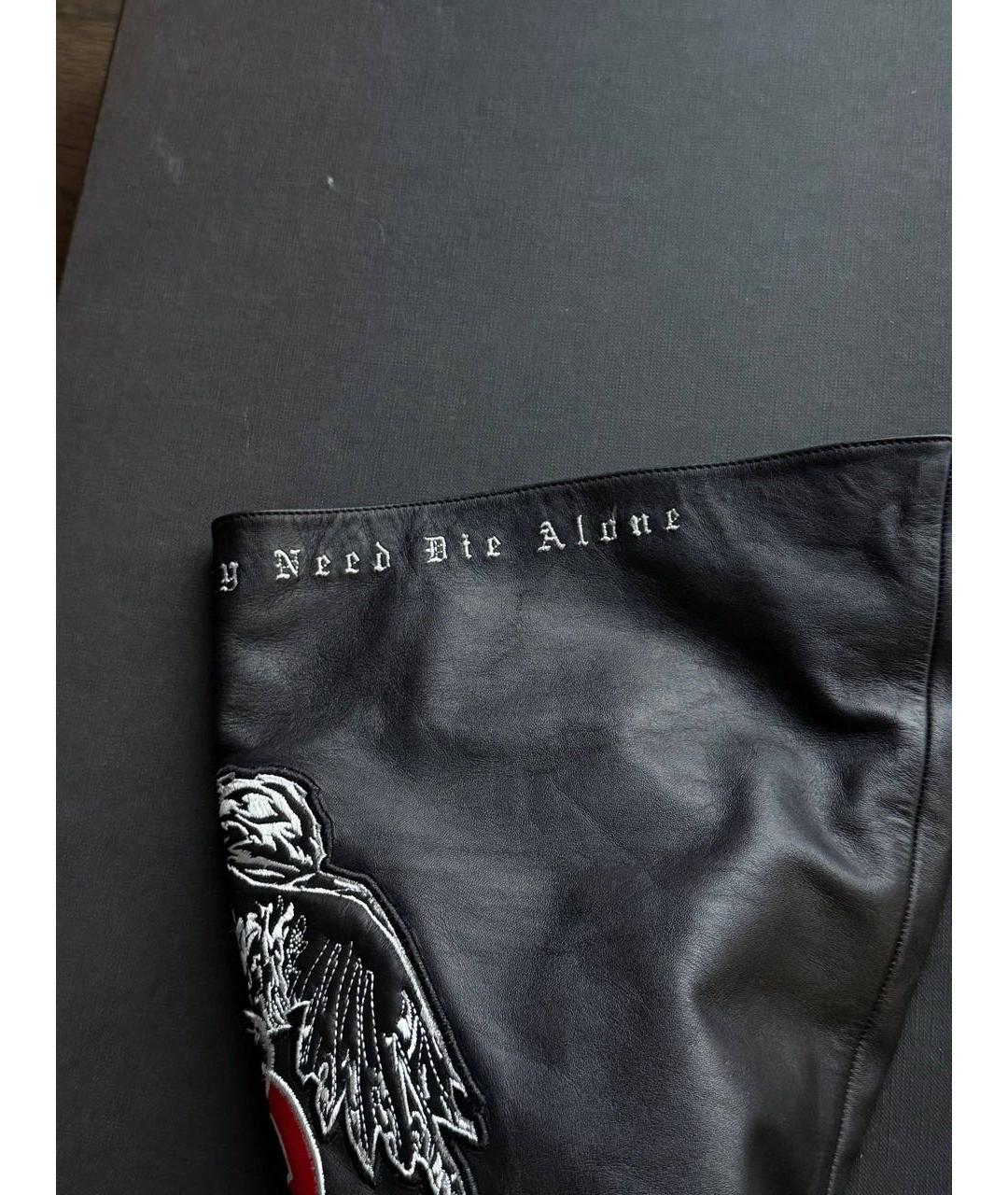 Enfants Riches Déprimés Черные кожаные высокие ботинки, фото 6