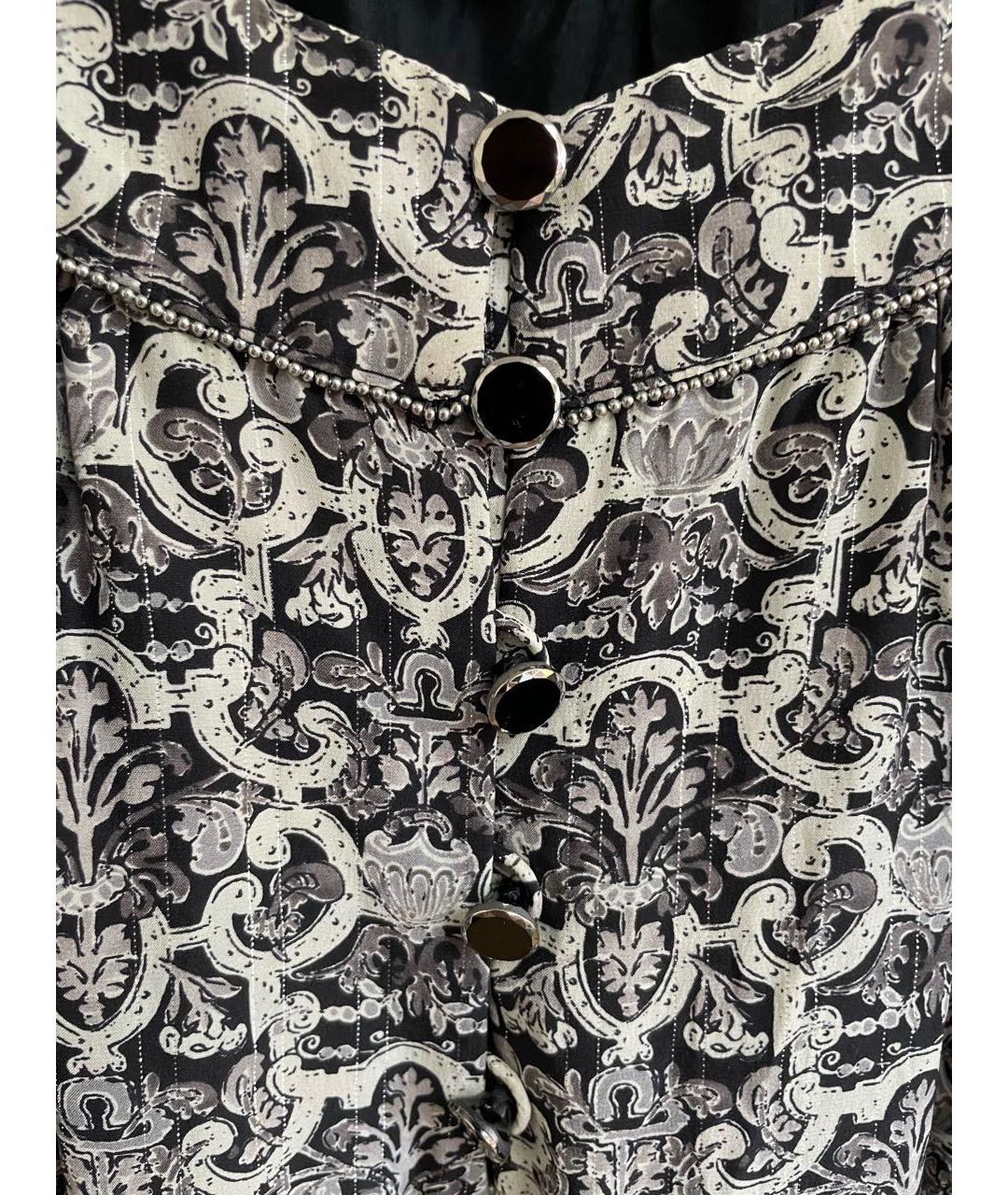 JUICY COUTURE Серое шелковое повседневное платье, фото 8