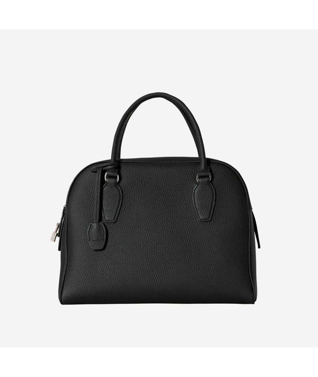 THE ROW Черная кожаная сумка тоут, фото 4