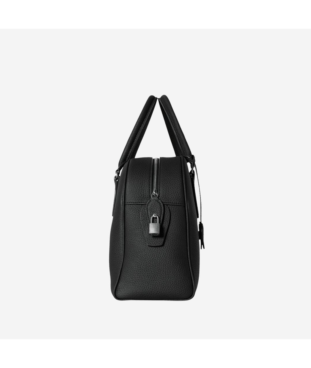 THE ROW Черная кожаная сумка тоут, фото 2