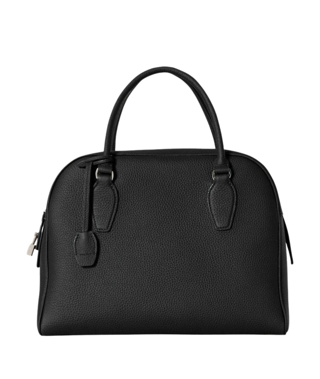 THE ROW Черная кожаная сумка тоут, фото 1