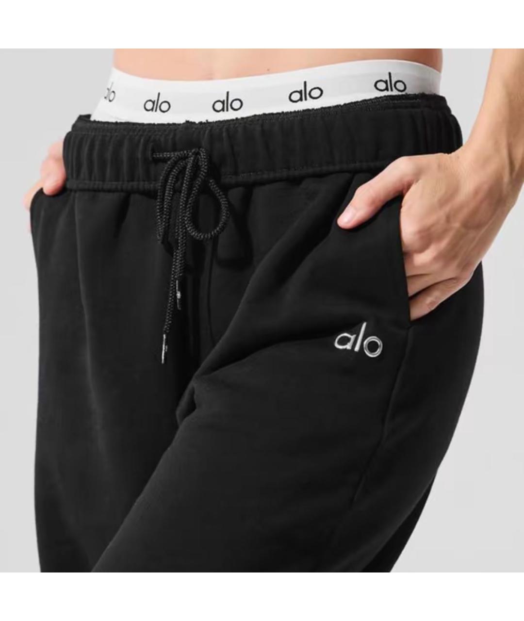 ALO YOGA Черные спортивные брюки и шорты, фото 6