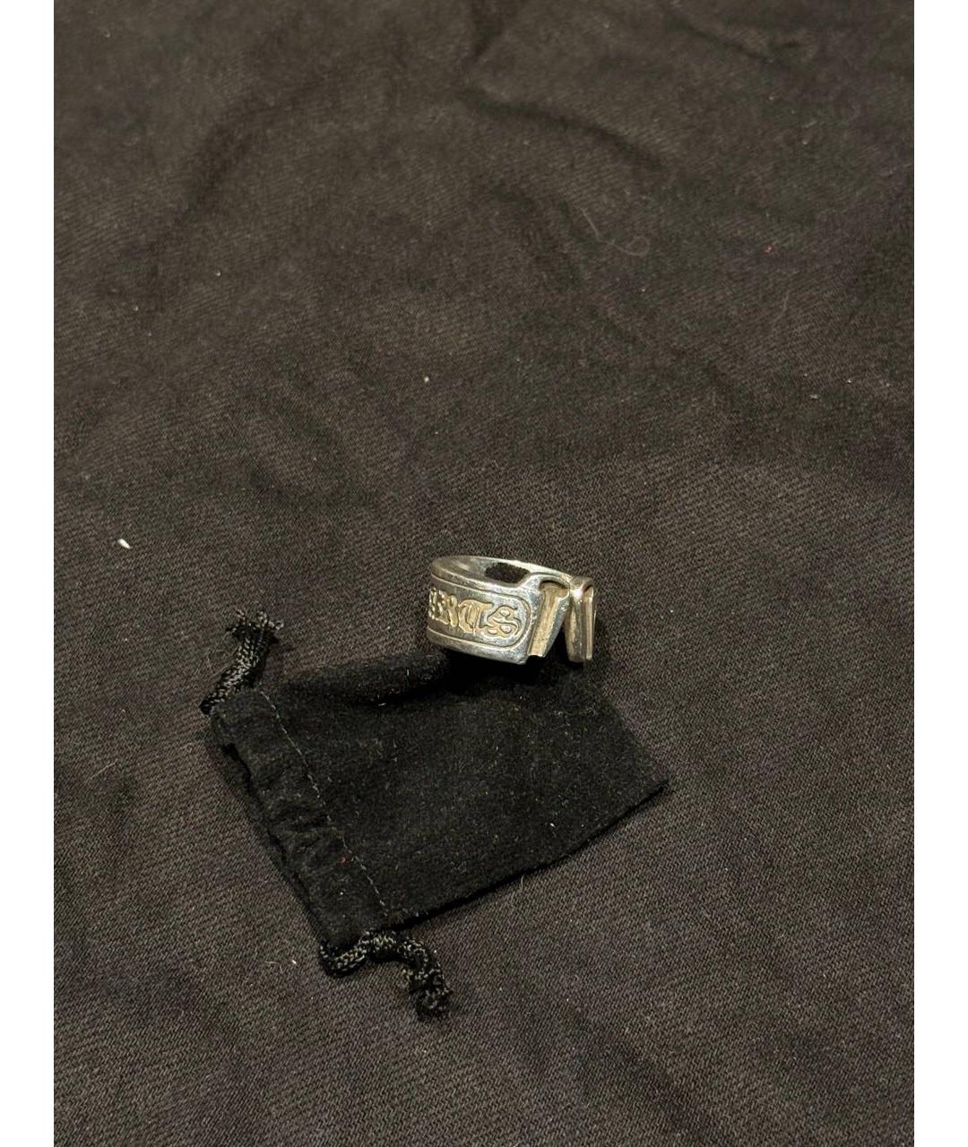CHROME HEARTS Бежевое серебряное кольцо, фото 2