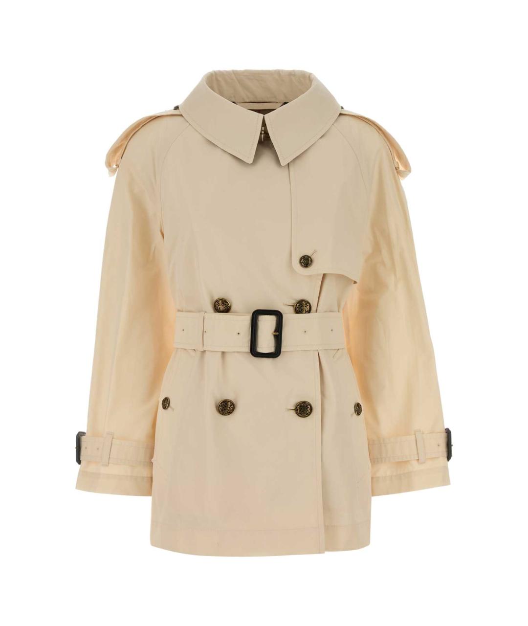 BURBERRY Бежевый хлопковый тренч/плащ, фото 1