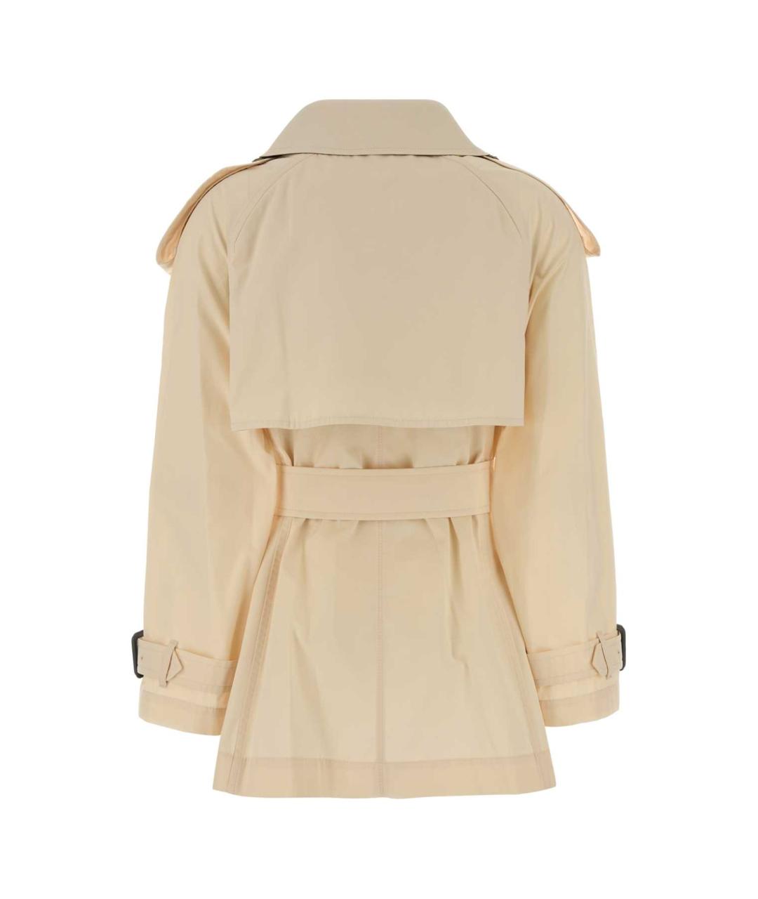 BURBERRY Бежевый хлопковый тренч/плащ, фото 2