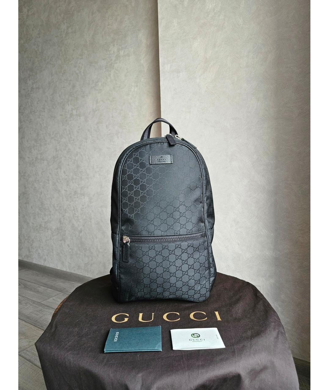 GUCCI Черный рюкзак, фото 3