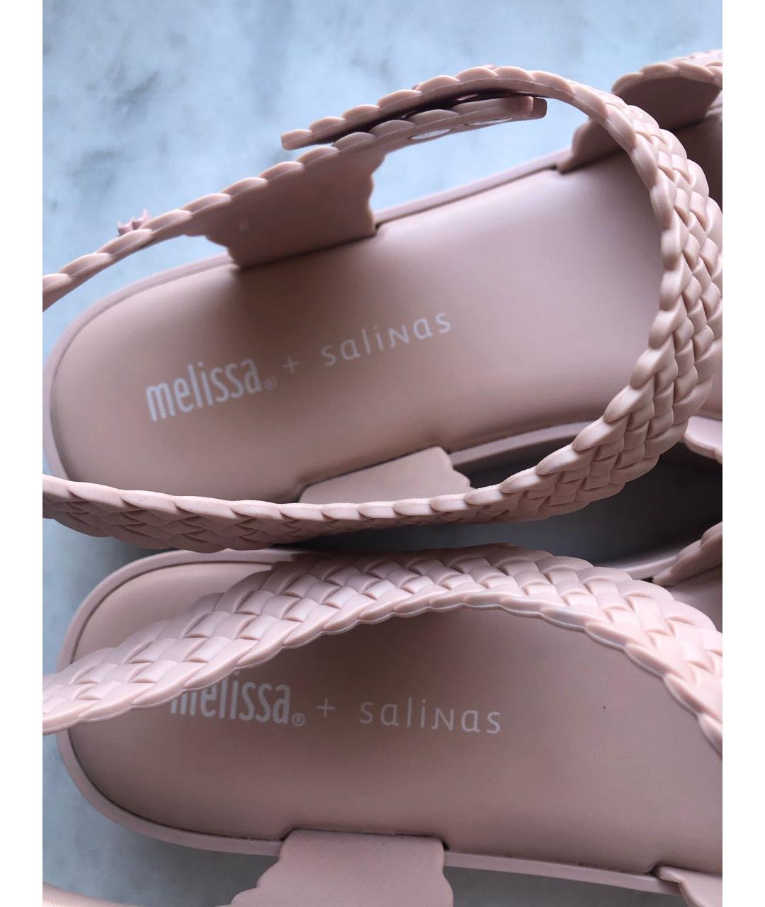 Melissa Розовые резиновые сандалии, фото 5