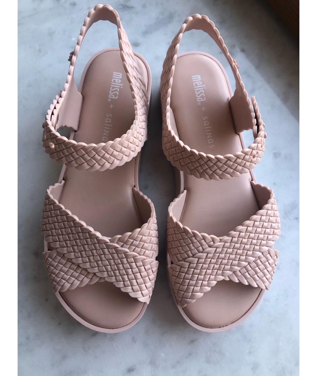 Melissa Розовые резиновые сандалии, фото 2