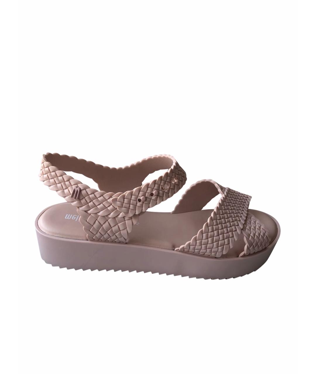 Melissa Розовые резиновые сандалии, фото 1