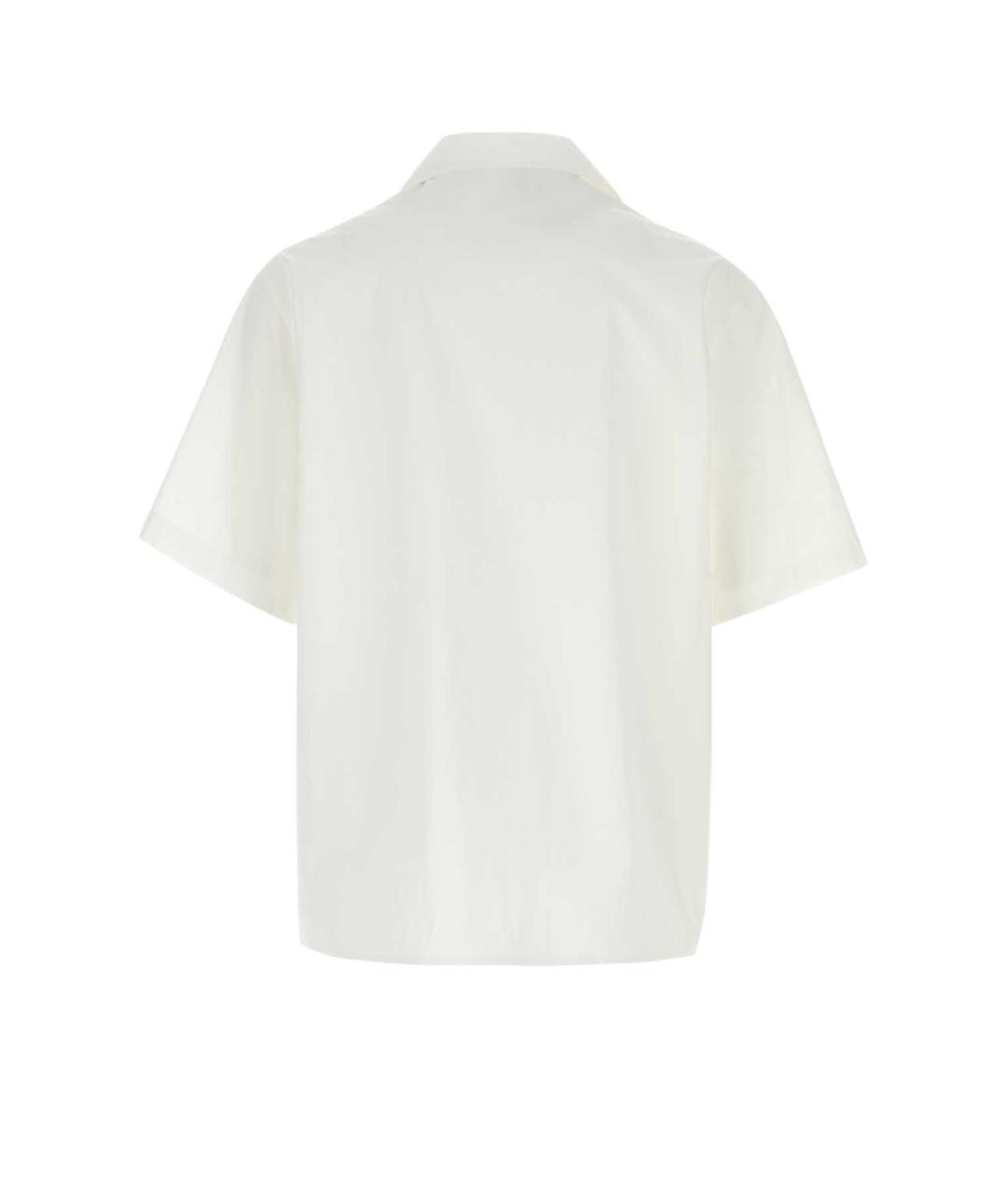 VALENTINO Белая хлопковая кэжуал рубашка, фото 2