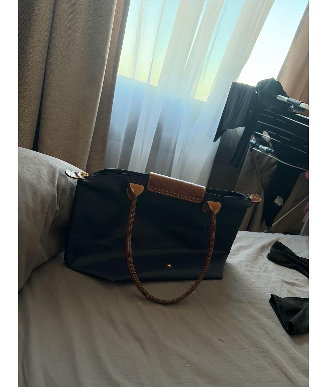 LONGCHAMP Темно-синяя сумка тоут, фото 3