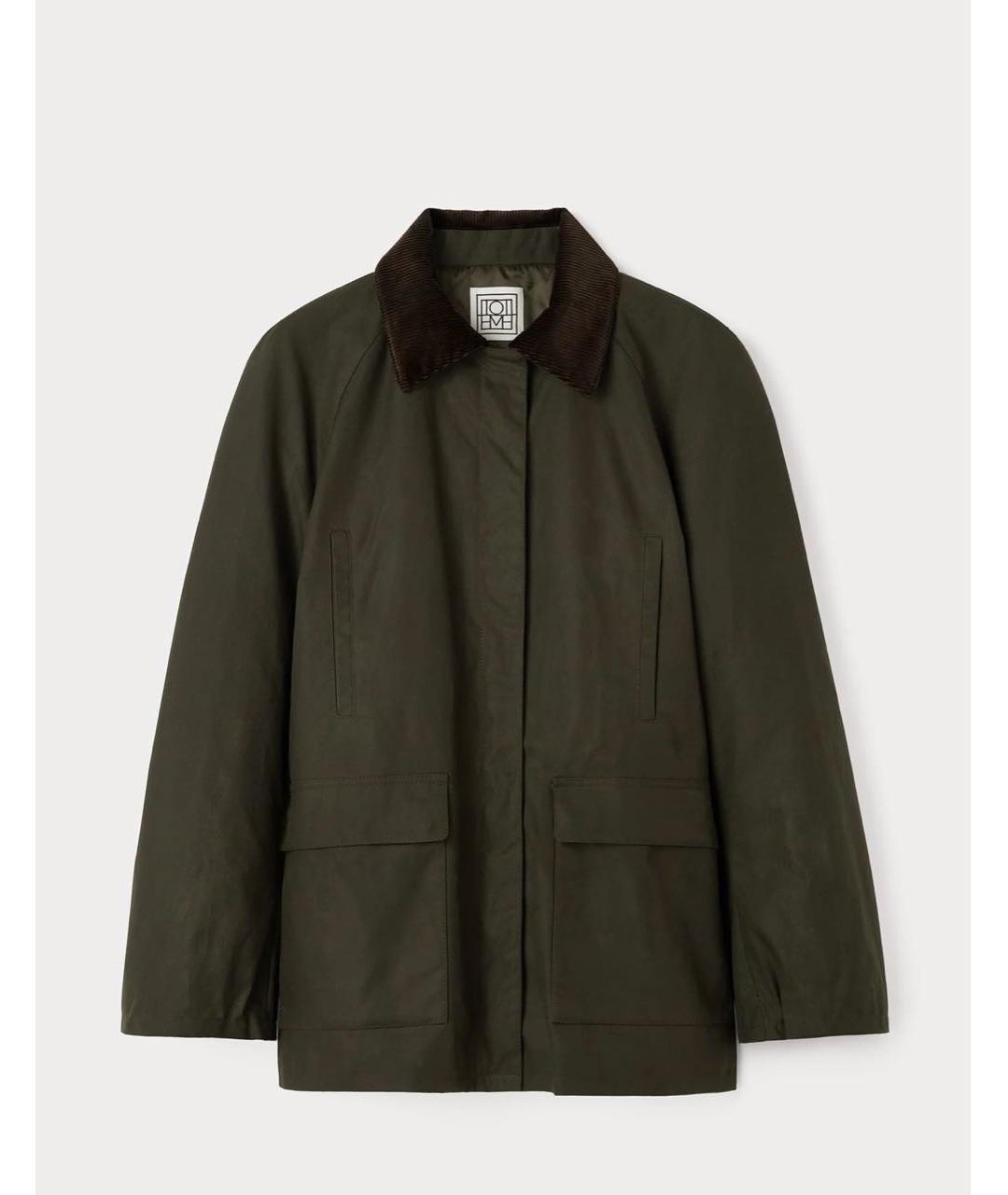 TOTEME Зеленая хлопковая куртка, фото 8