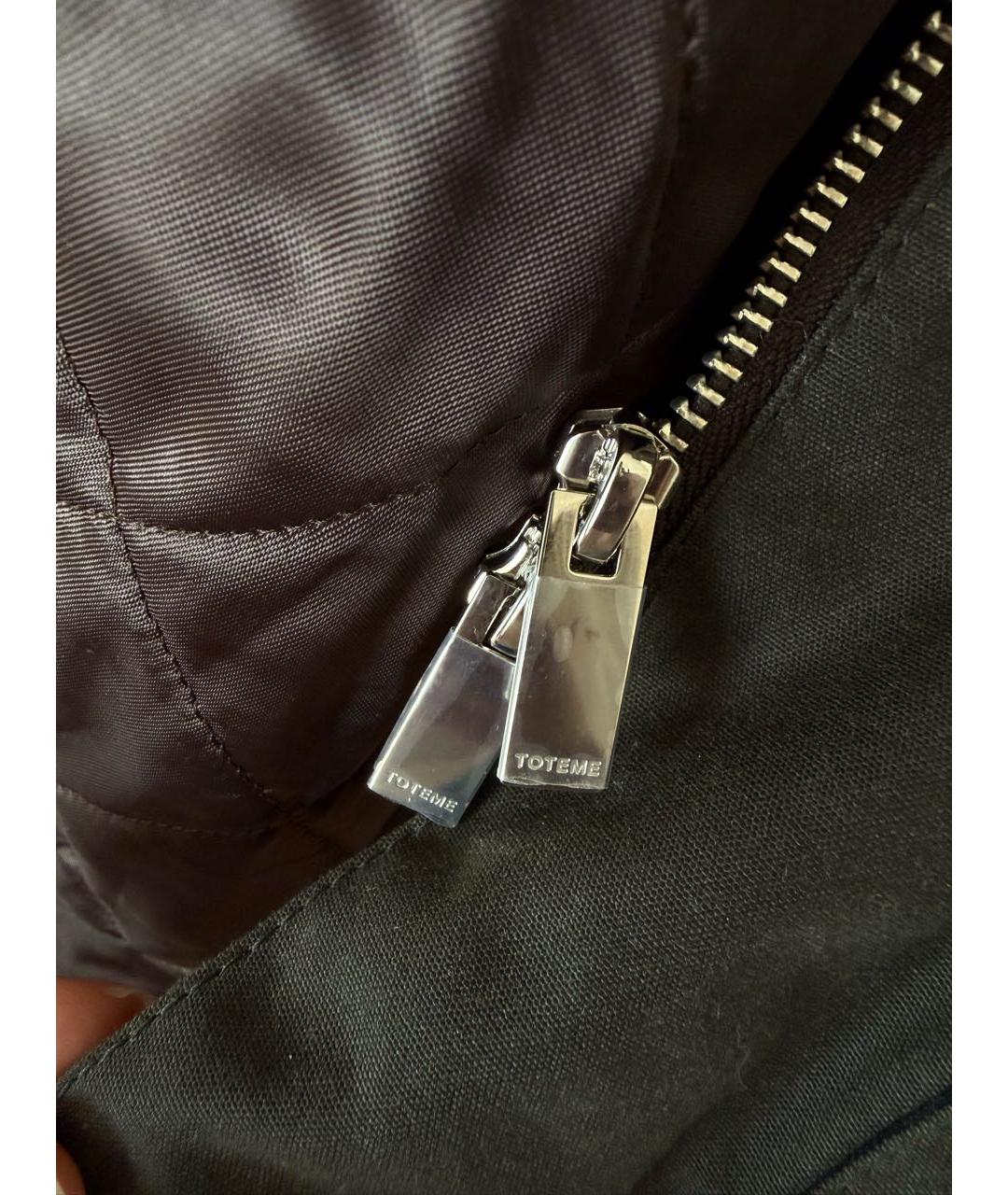 TOTEME Зеленая хлопковая куртка, фото 4