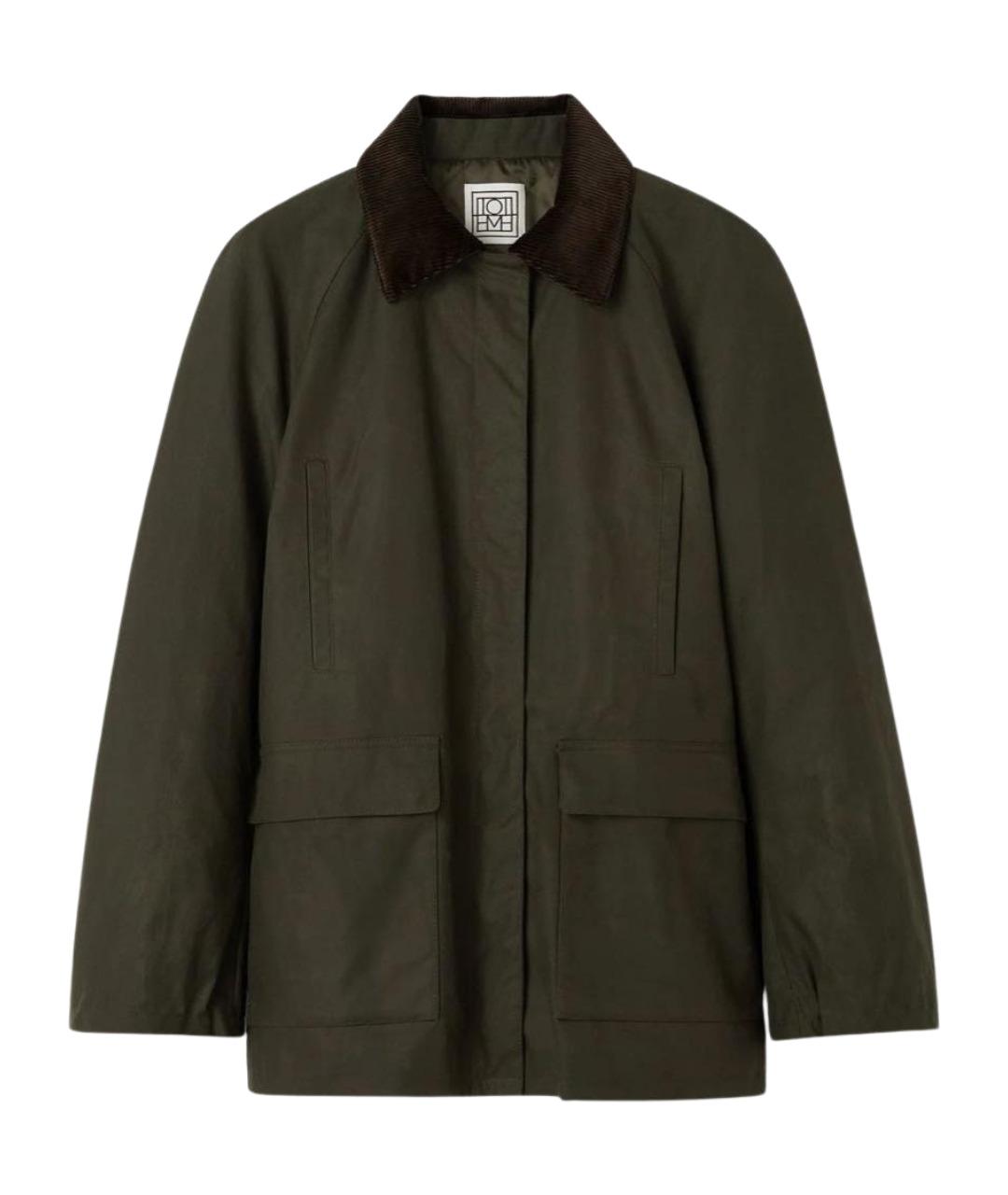 TOTEME Зеленая хлопковая куртка, фото 1