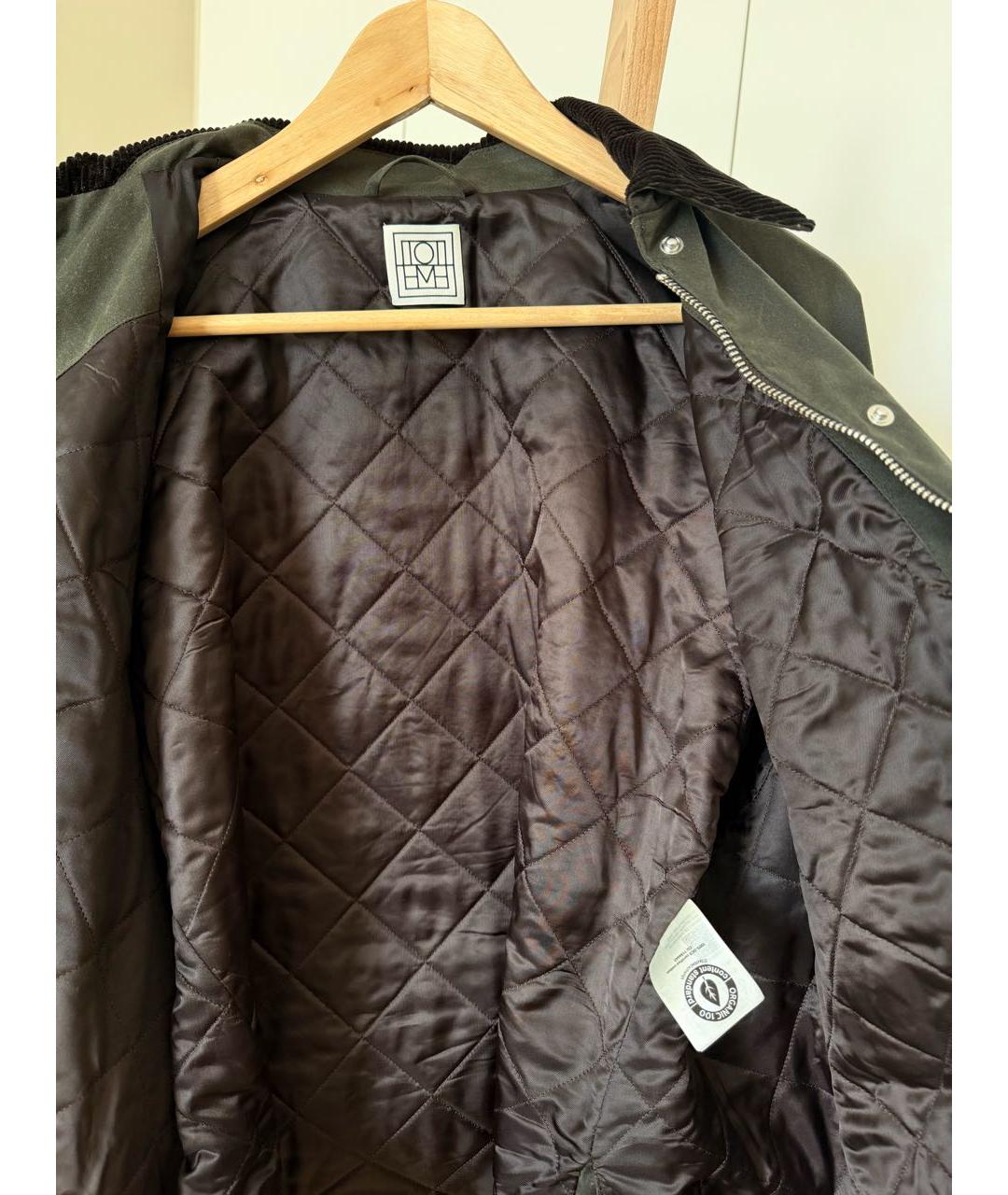 TOTEME Зеленая хлопковая куртка, фото 3