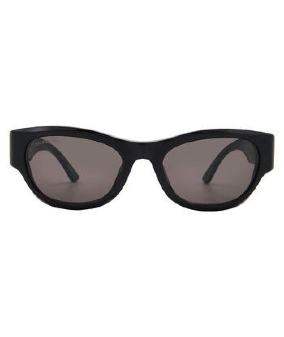 BALENCIAGA Черные пластиковые солнцезащитные очки, фото 6