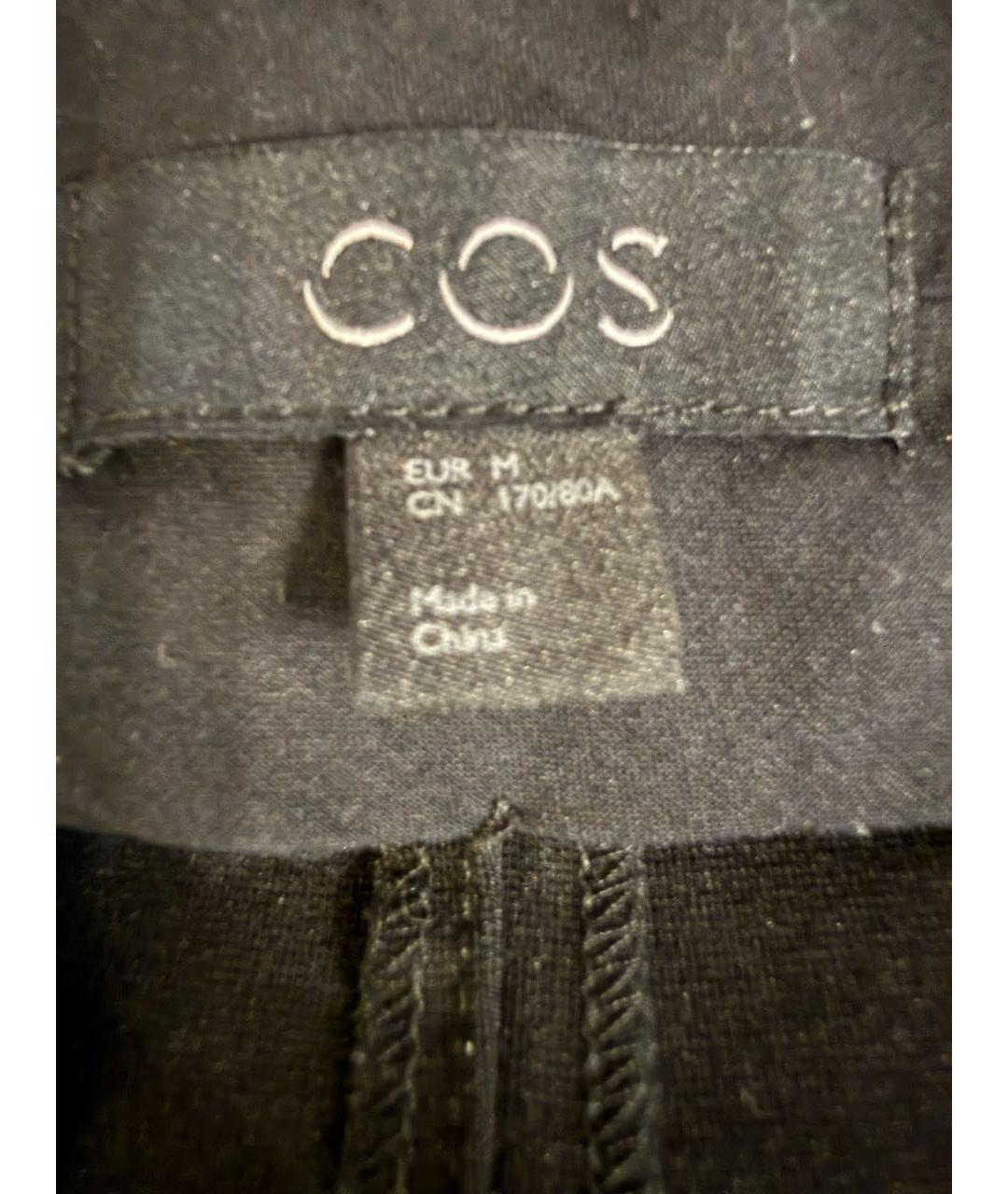 COS Черные хлопко-эластановые кюлоты, фото 3