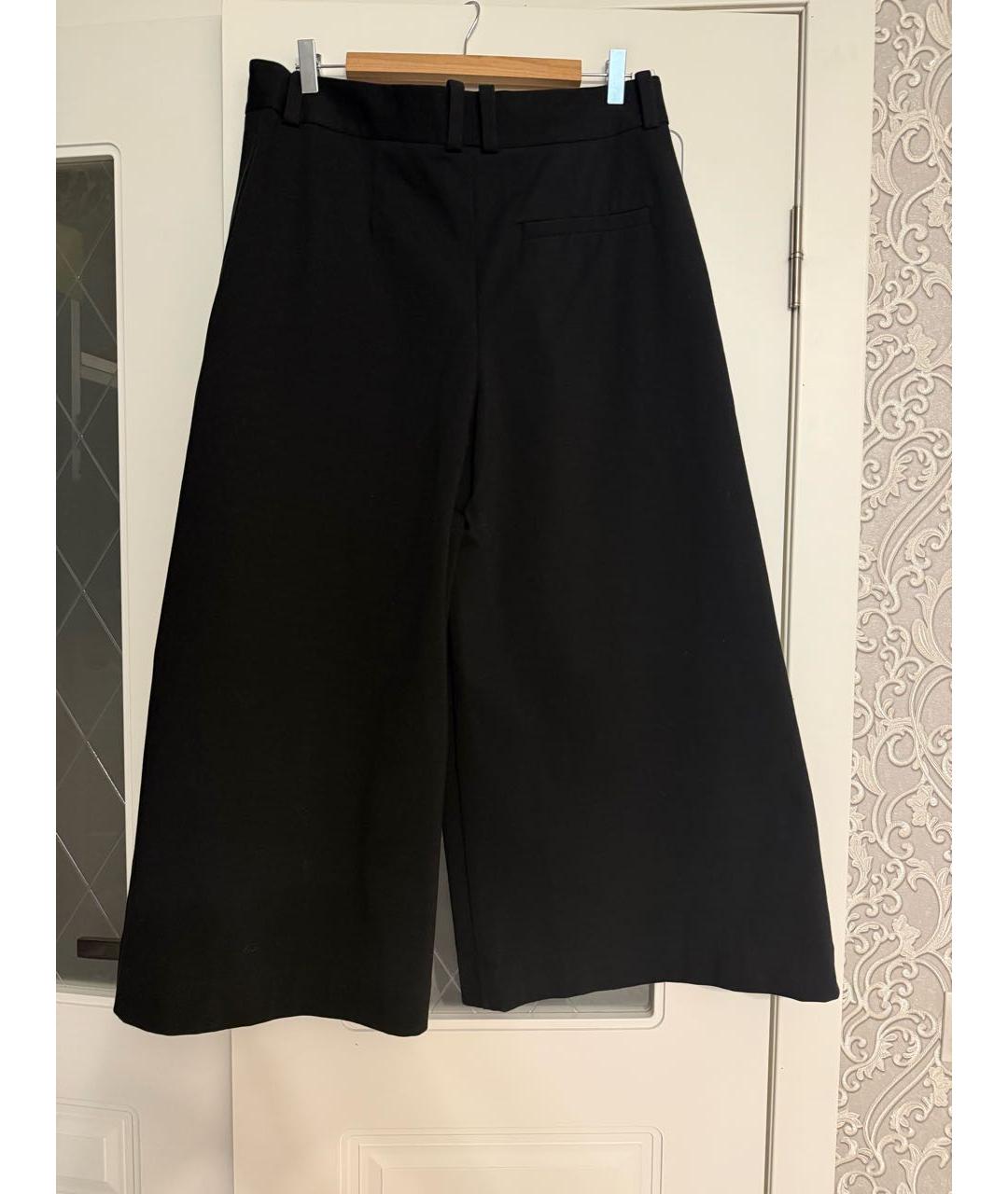 COS Черные хлопко-эластановые кюлоты, фото 2