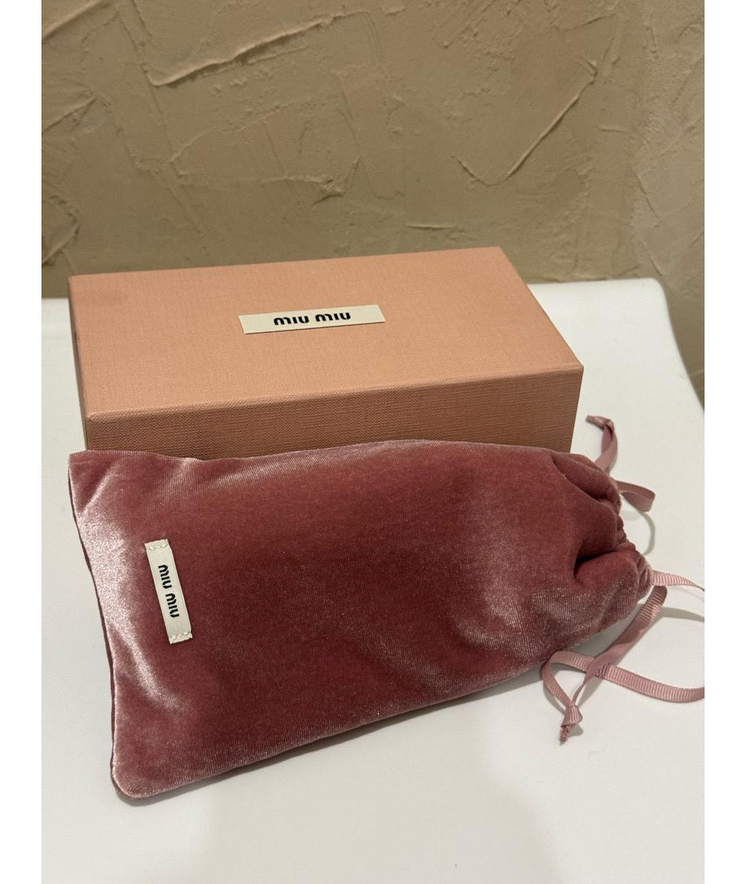 MIU MIU Серые пластиковые солнцезащитные очки, фото 4