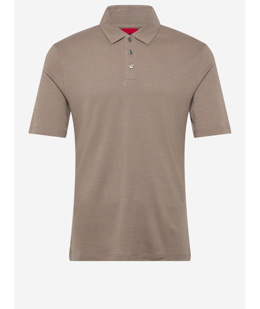 HUGO BOSS Бежевое поло с коротким рукавом, фото 4