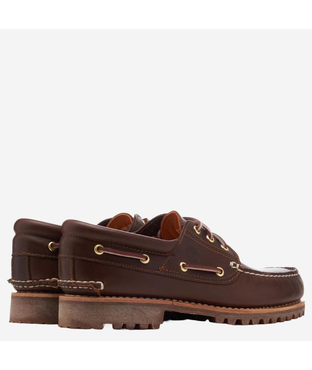 TIMBERLAND Коричневые кожаные низкие ботинки, фото 3