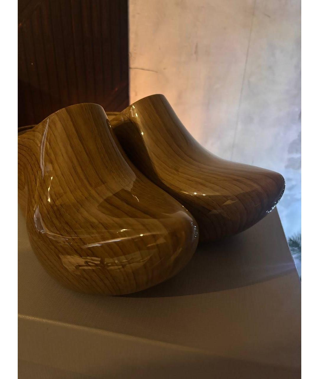 BALENCIAGA Коричневые резиновые лоферы, фото 2