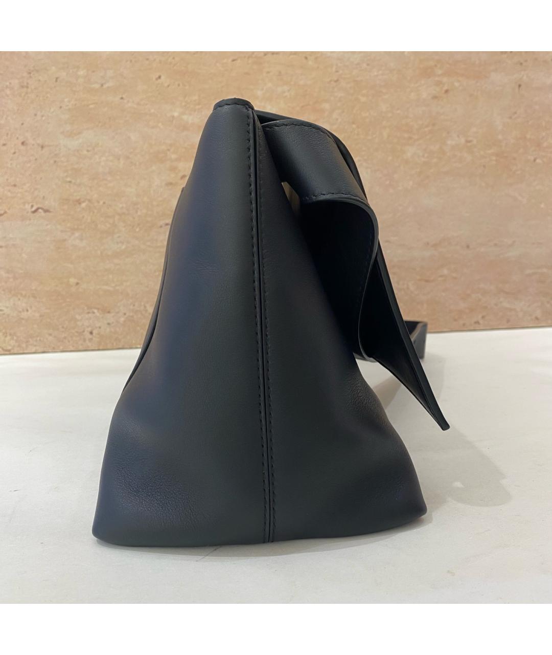 BALENCIAGA Черная кожаная сумка через плечо, фото 4