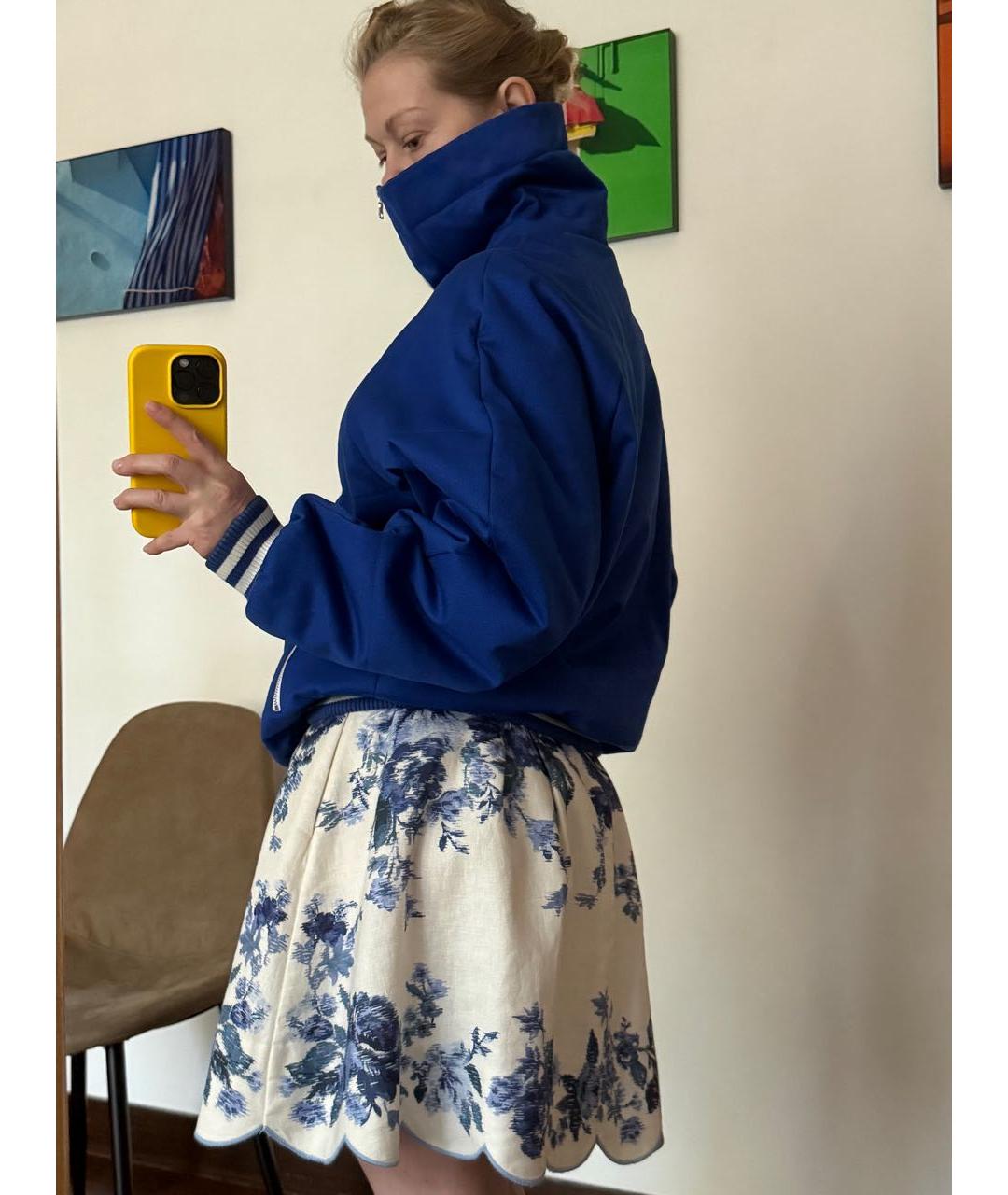 ZIMMERMANN Мульти льняная юбка мини, фото 6