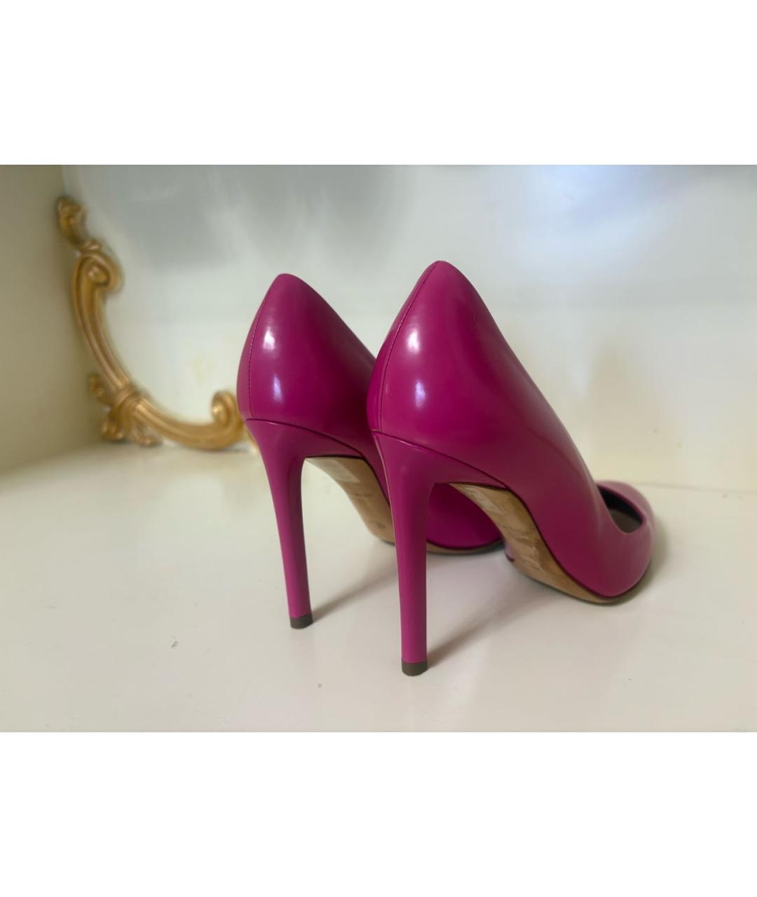 CHRISTIAN DIOR Розовые туфли из лакированной кожи, фото 8