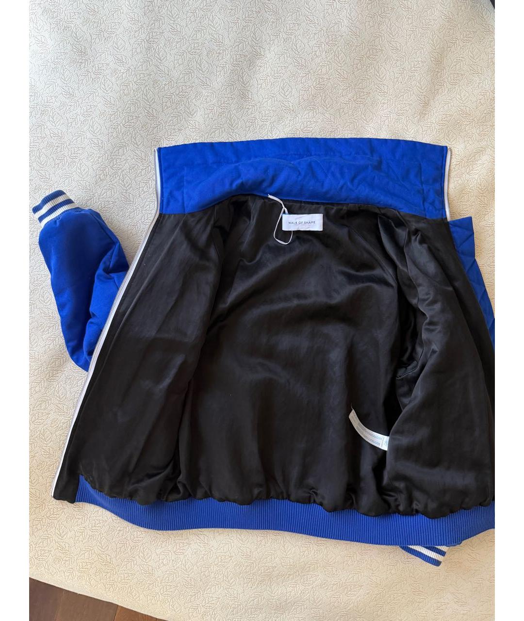 WALK OF SHAME Синяя хлопковая куртка, фото 6