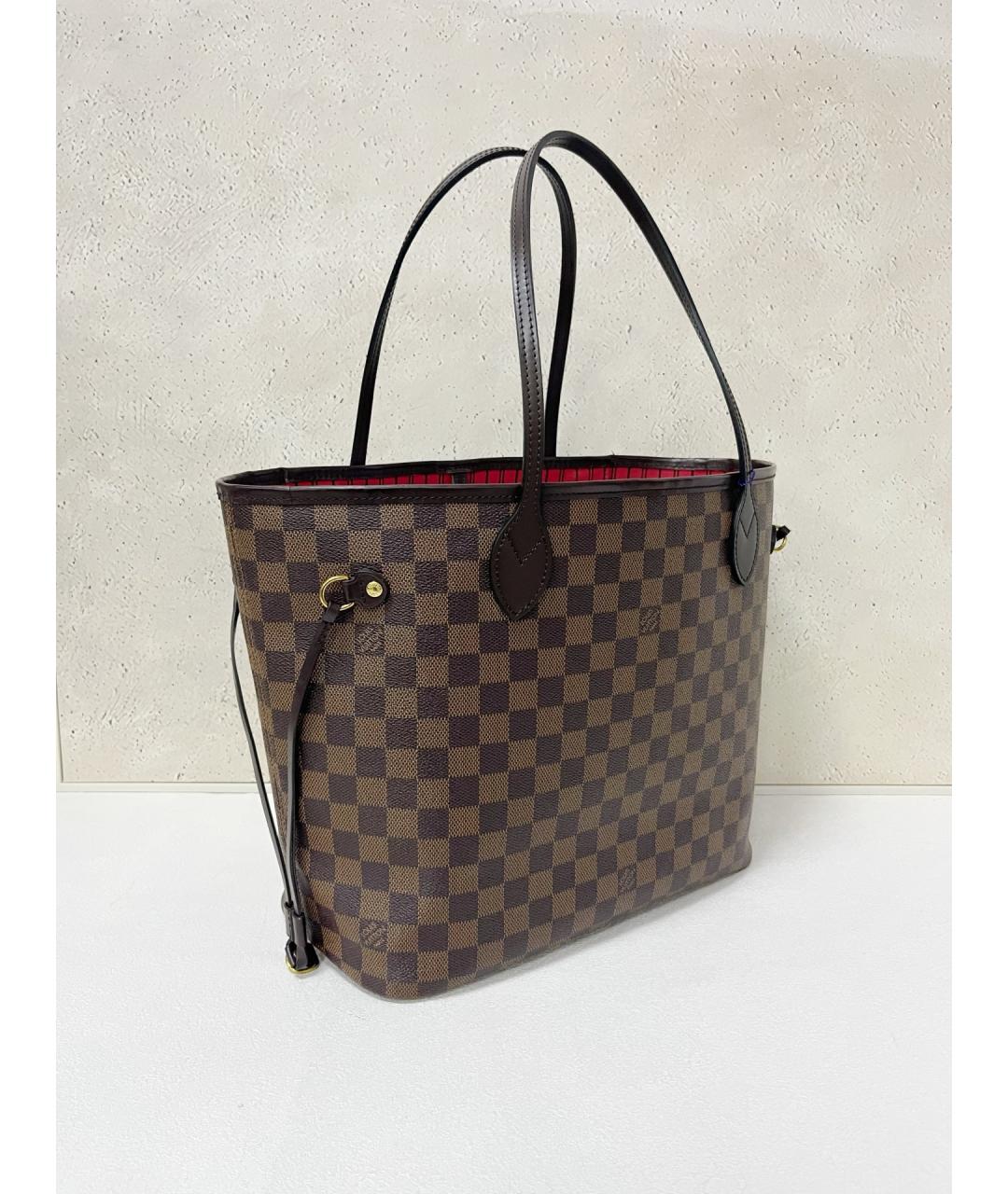 LOUIS VUITTON Коричневая сумка тоут, фото 4