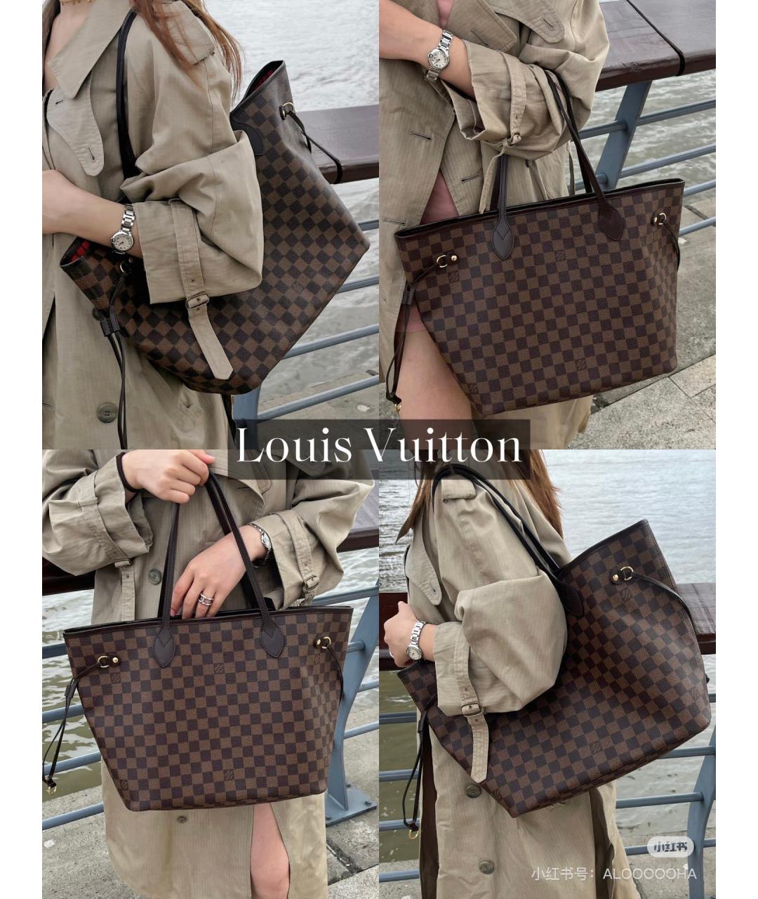 LOUIS VUITTON Коричневая сумка тоут, фото 5