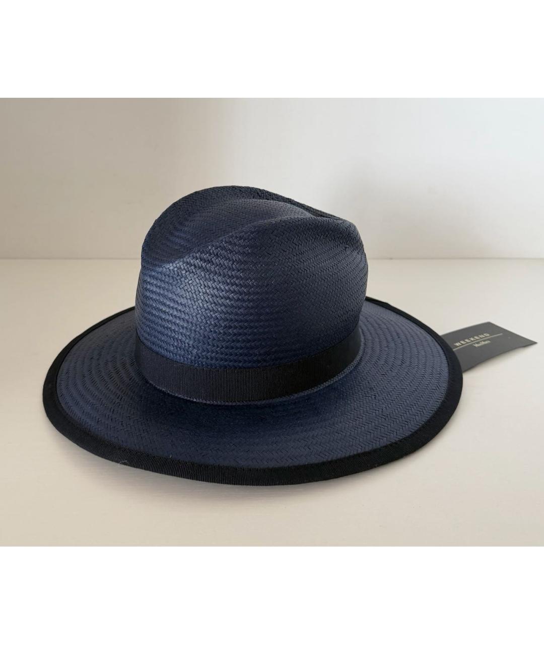 WEEKEND MAX MARA Темно-синяя шляпа, фото 2