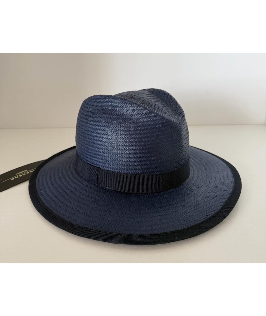 WEEKEND MAX MARA Темно-синяя шляпа, фото 6