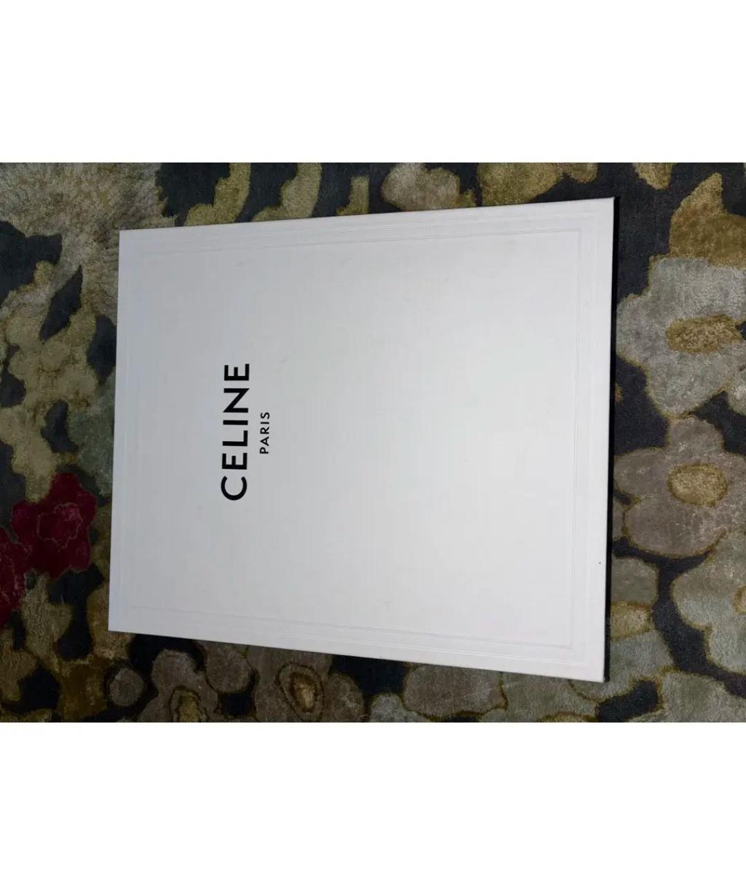 CELINE Белые кожаные кеды, фото 6