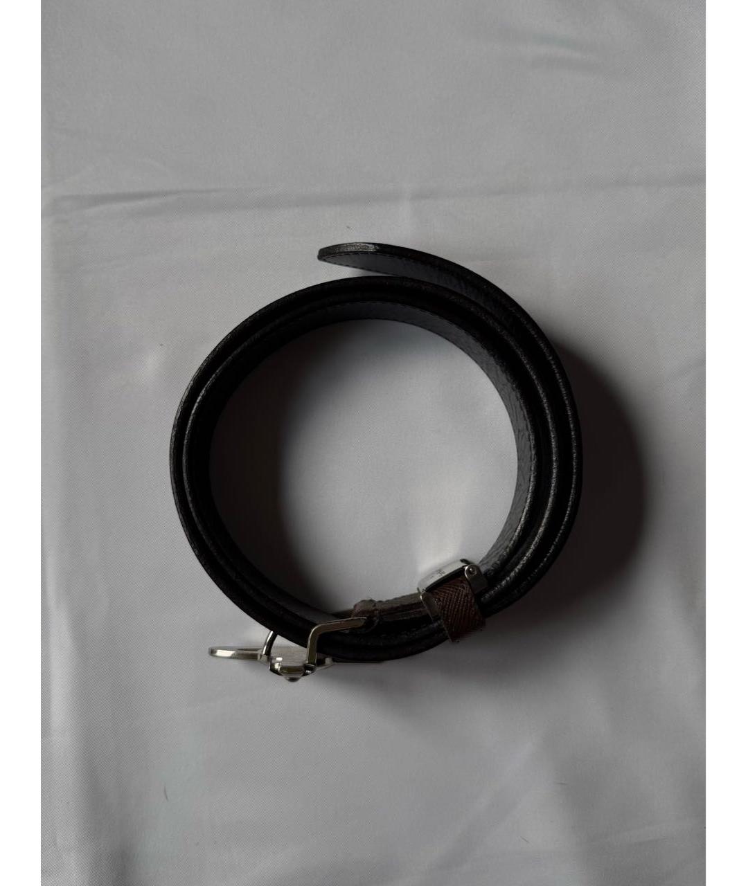 VIVIENNE WESTWOOD Коричневый кожаный ремень, фото 3