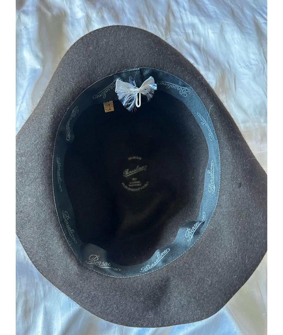 BORSALINO Коричневая шляпа, фото 4