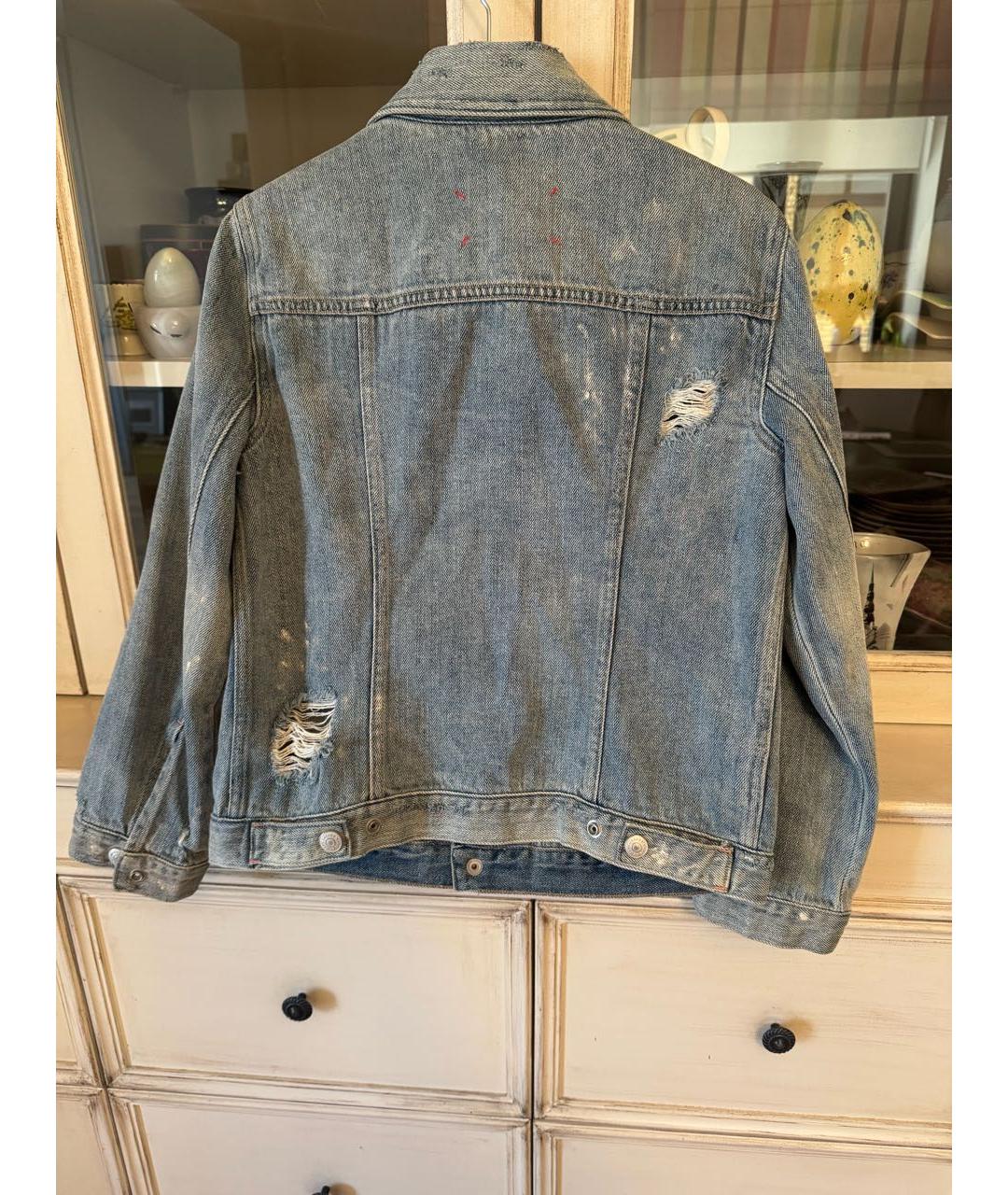 MARC BY MARC JACOBS Голубая хлопковая куртка, фото 2