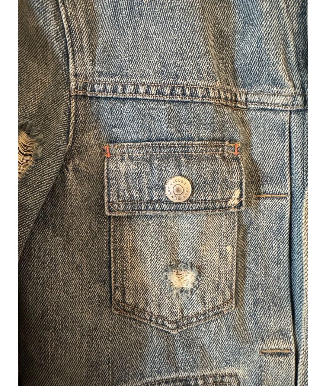 MARC BY MARC JACOBS Голубая хлопковая куртка, фото 4