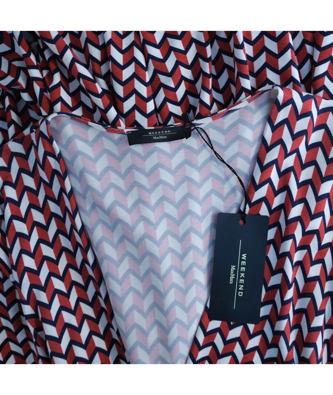 WEEKEND MAX MARA Мульти вискозное повседневное платье, фото 3