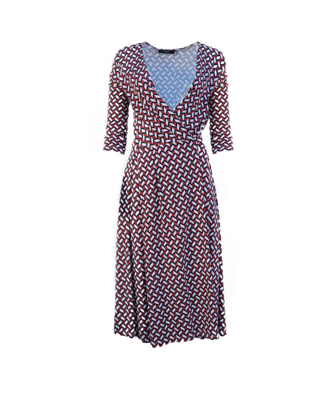 WEEKEND MAX MARA Мульти вискозное повседневное платье, фото 1