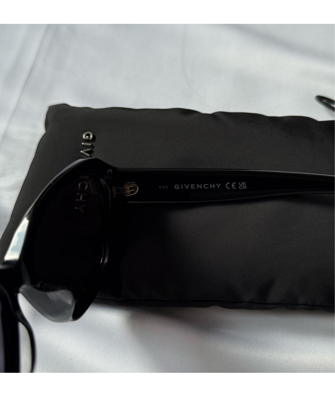 GIVENCHY Черные пластиковые солнцезащитные очки, фото 6