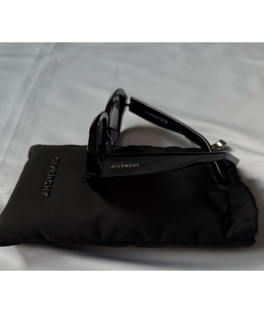 GIVENCHY Черные пластиковые солнцезащитные очки, фото 4