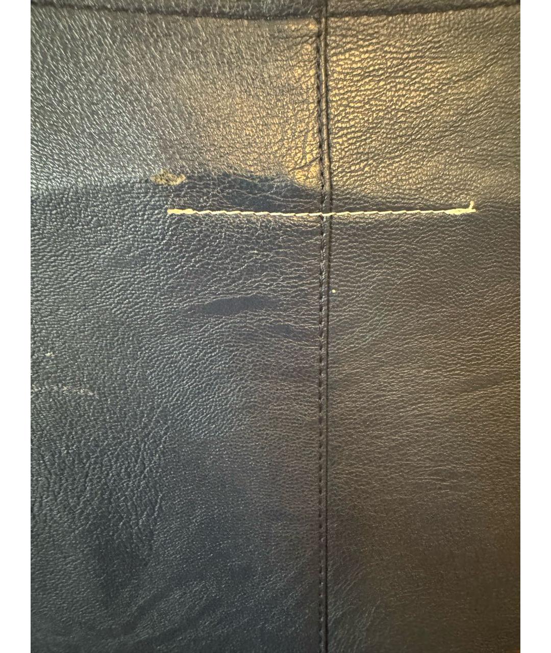 MAISON MARGIELA Темно-синий полиуретановый жилет, фото 3