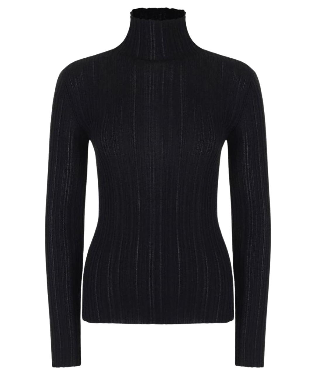 AGNONA Черный кашемировый джемпер / свитер, фото 1