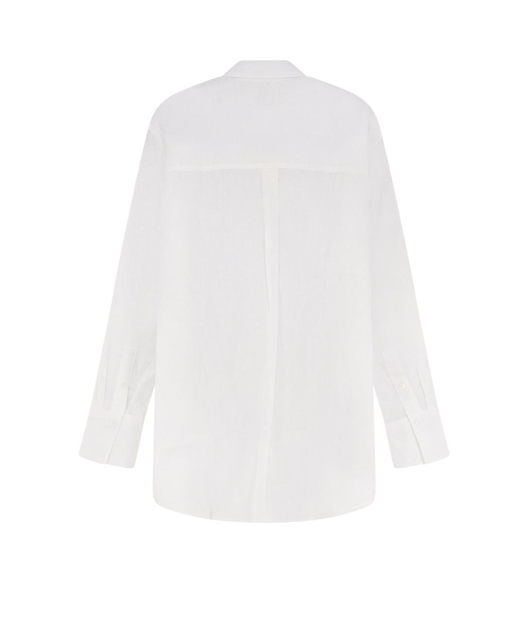 TOTEME Белая хлопковая рубашка, фото 2