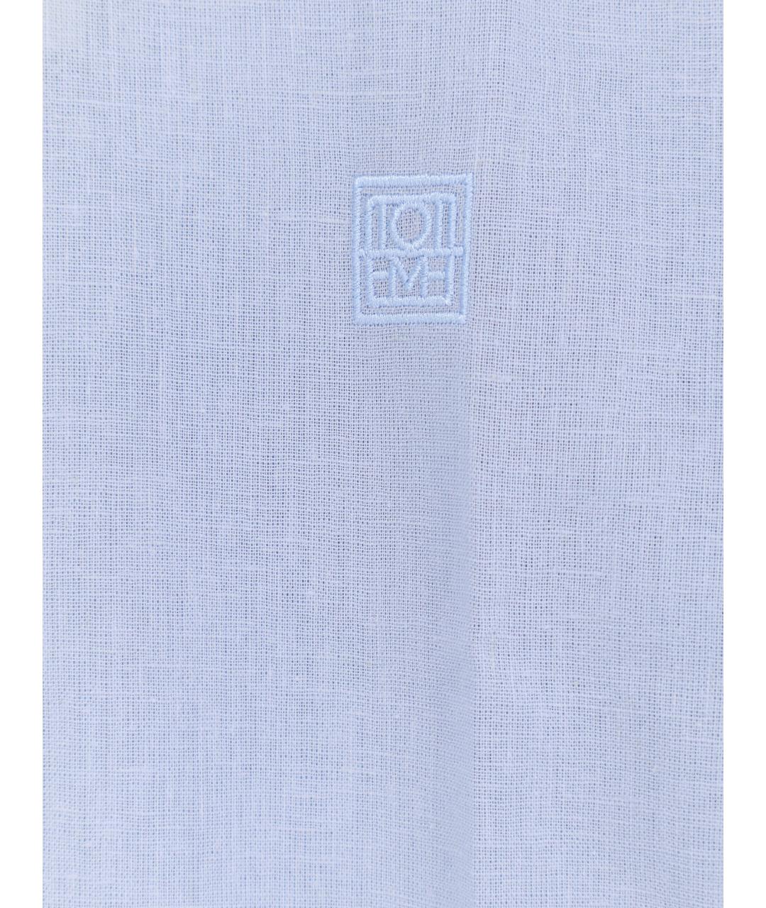 TOTEME Синяя хлопковая рубашка, фото 3